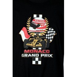 Tee-shirt  Casque F1 Monaco GP taille M noir